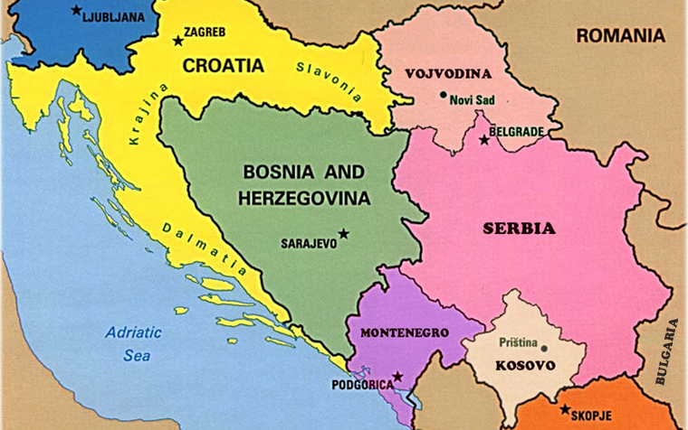 Yugoslav Component Areas Map Cropped