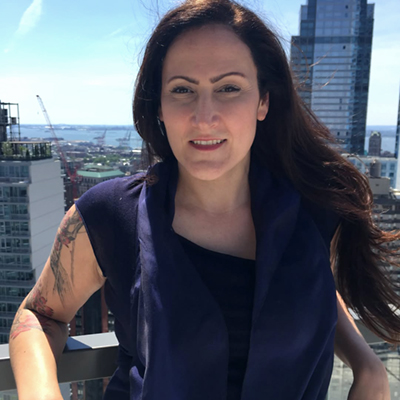 Avgi Saketopoulou Photo on NYC Rooftop
