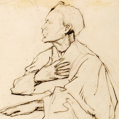 Henry Ossawa Tanner Drawing (Self-Portrait)