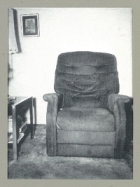 Photo of a well-worn chair.