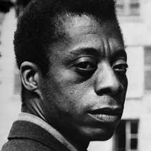 James Baldwin Portrait in Suit, Black & White